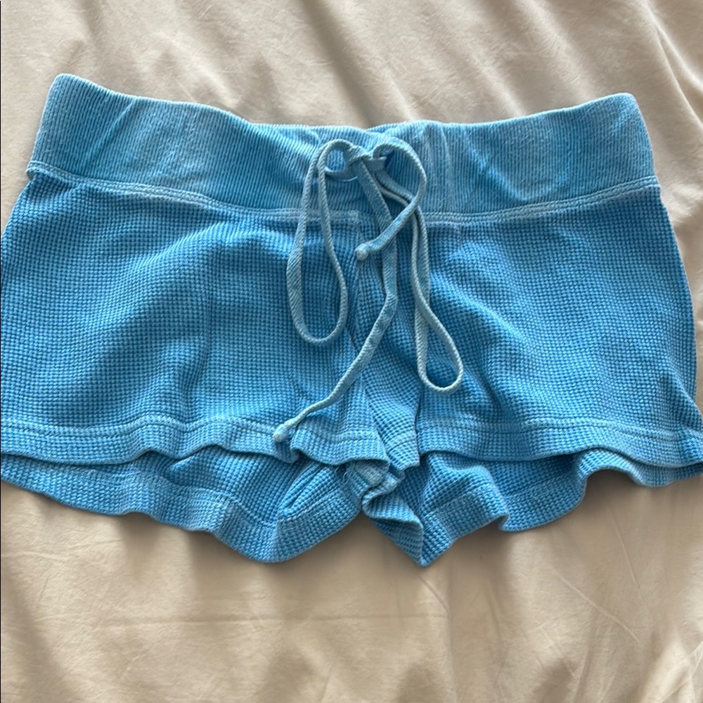 Hard Tail Blue Women's Thermal Cotton Shorts